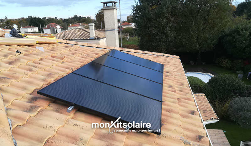 Installation du kit solaire autoconsommation 2400 W chez Pierre